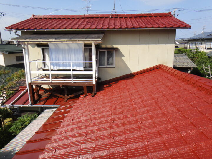 新潟市西区T様邸：施工事例：屋根塗装