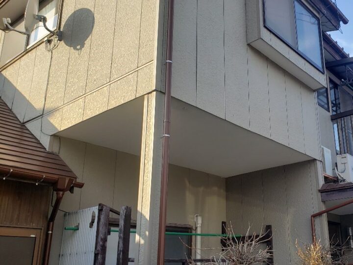 新潟市東区K様邸：施工事例：雨漏り修理・外壁塗装・雨樋改修
