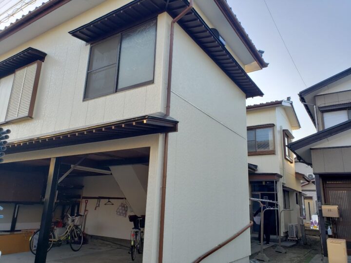 新潟市東区W様邸：外壁・屋根部分塗装工事