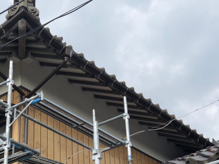 雨樋部分改修工事：施工事例：新潟市西蒲区H様邸