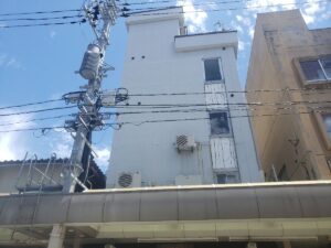 新潟市中央区古町通 I様所有ビル:外壁補修工事