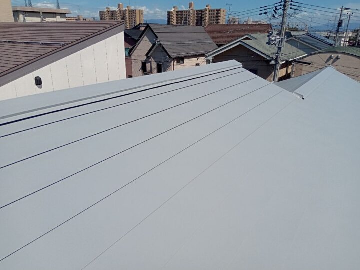 新潟市東区Ｕ様邸：施工事例：経年劣化が原因の屋根塗装