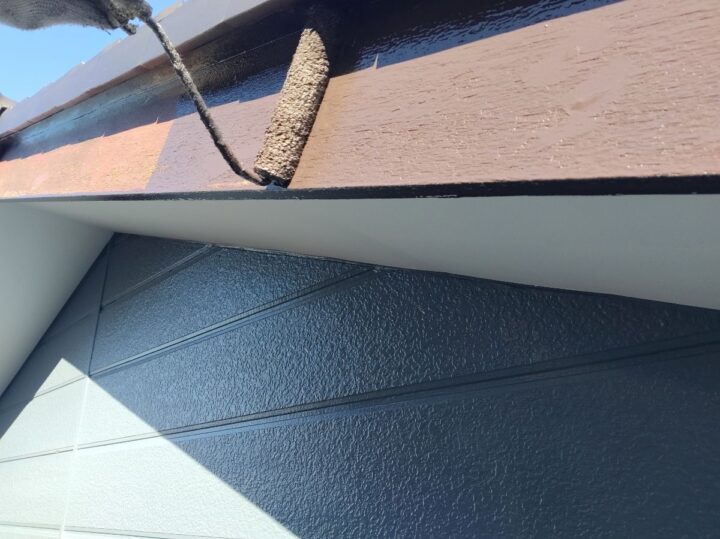 屋根破風板塗装
