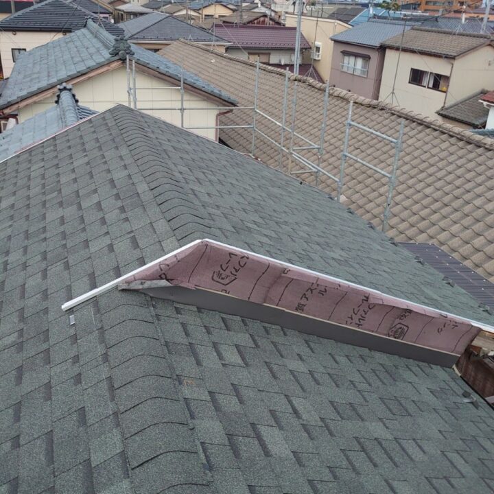 屋根材設置完了