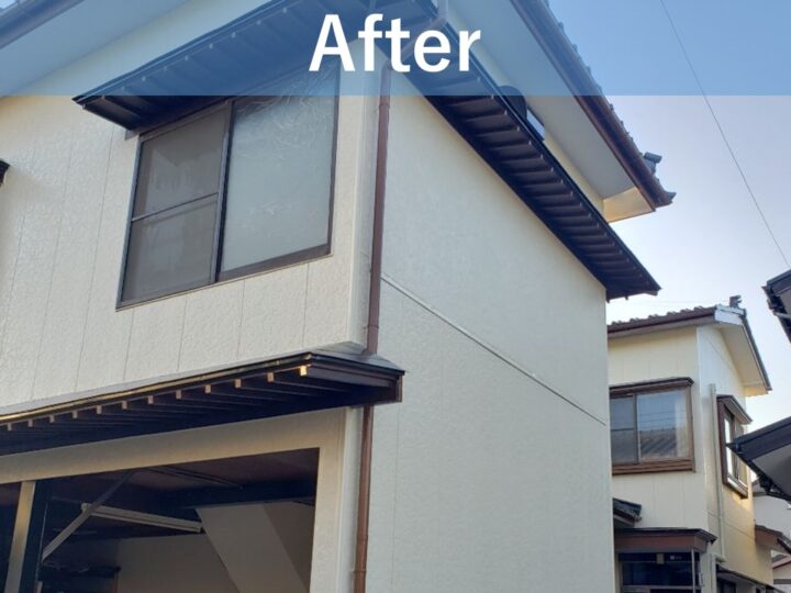 新潟市東区新石山 W様邸：外壁塗装・屋根塗装工事：凍害のダメージを補修しつつお家全体をリフレッシュしました