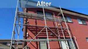 新潟市の塗装業者『長持ち塗装の新創』です。北区新崎O様邸の外壁張り替え・塗装工事をさせていただきました。
