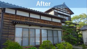 新潟市の塗装業者『長持ち塗装の新創』です。東区津島屋K様邸の外壁塗装工事をさせていただきました。