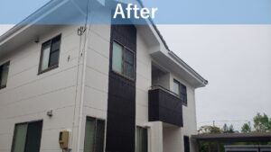 新潟市の外壁塗装業者『長持ち塗装の新創』です。東区牡丹山M様邸の工事をさせていただきました。