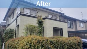 新潟市の外壁塗装業者『長持ち塗装の新創』です。東区牡丹山H様邸の工事をさせていただきました。