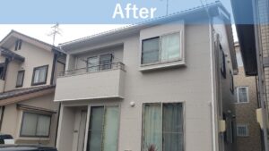新潟市の塗装業者『長持ち塗装の新創』です。新潟市東区岡山Y様邸の外壁塗装工事をさせていただきました。