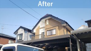 新潟市の塗装業者『長持ち塗装の新創』です。新潟市秋葉N様邸の塗装工事・リピート工事をご依頼いただきました。