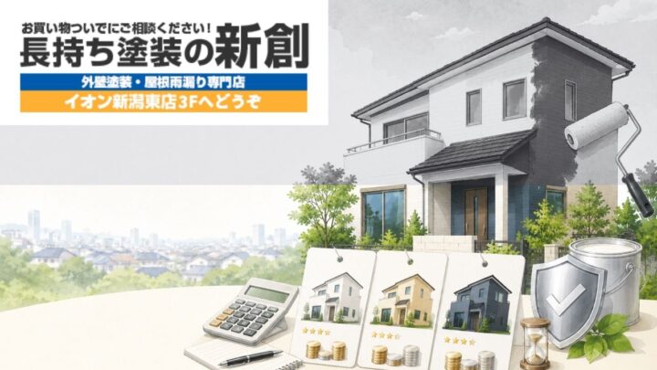 汚れが目立たない外壁の色はどれ?新潟市で後悔しない色選びの考え方