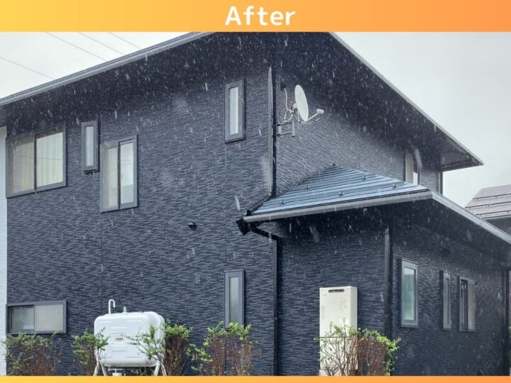 東蒲原郡阿賀町上ノ山I様邸:劣化したシーリングを一新!シックな外壁に生まれ変わりました!