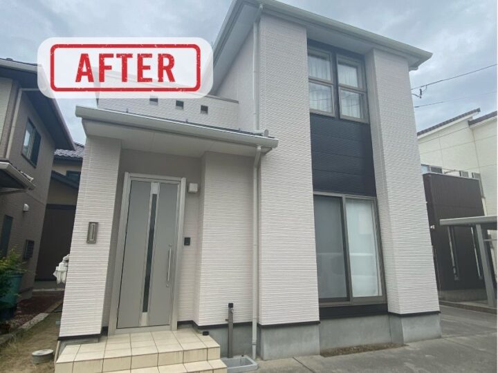 【イシカワ】新潟市西区青山新町M様邸｜外壁塗装工事・屋根塗装工事・他補修工事