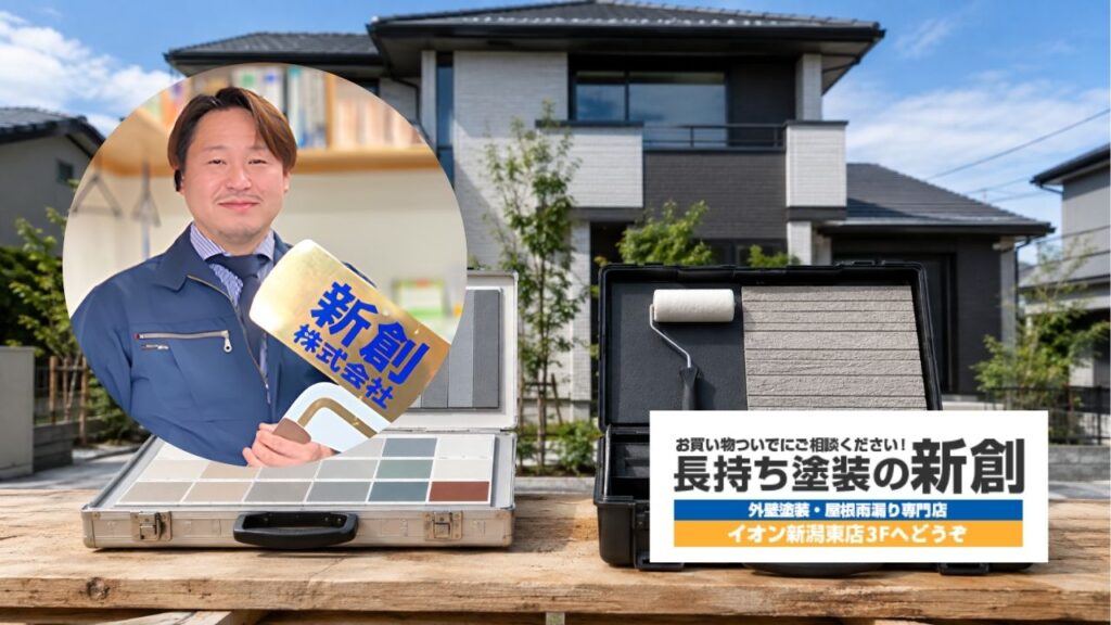 新潟市で納得できる外壁塗装をするなら長持ち塗装の新創へ