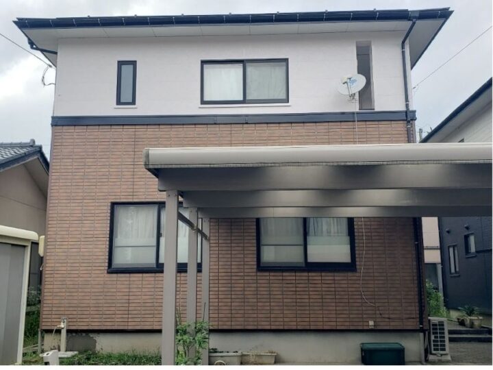 【イシカワ】新潟市北区美里Y様邸｜外壁塗装・屋根塗装・雪止め他