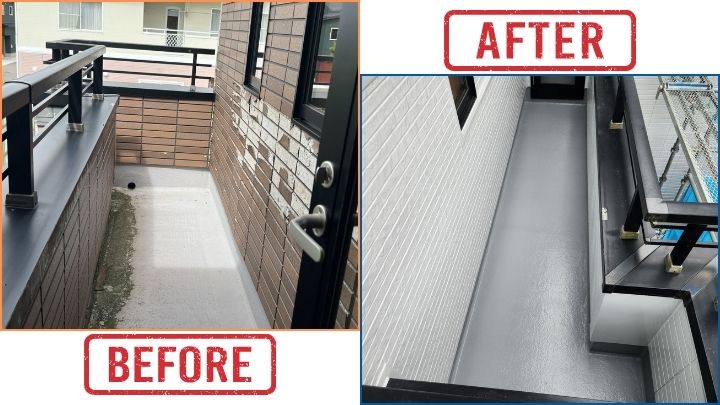 【ステーツ】新潟市秋葉区みそら野I様邸:バルコニー防水