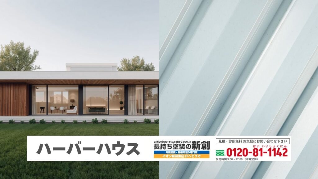 ハーバーハウスの外壁メンテナンスは長持ち塗装の新創へ