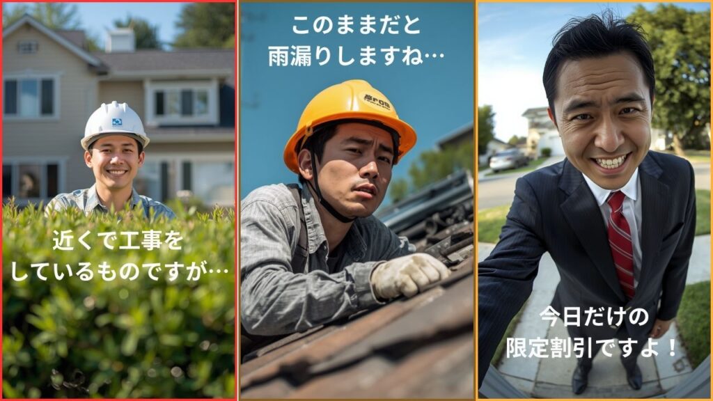 新潟市で注意したい外壁塗装の悪質営業の手口