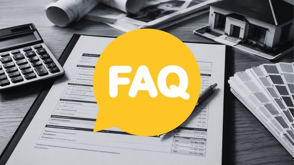 FAQ:外壁塗装の見積書でよくある質問