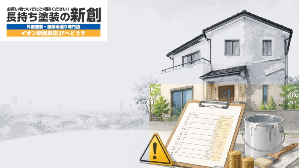 外壁塗装の見積もり内訳で見るべきポイント|安い金額に飛びつく前に確認したい項目