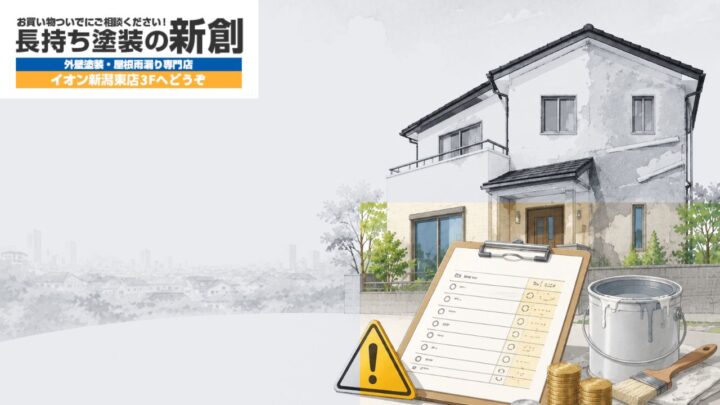 外壁塗装の見積もり内訳で見るべきポイント|安い金額に飛びつく前に確認したい項目