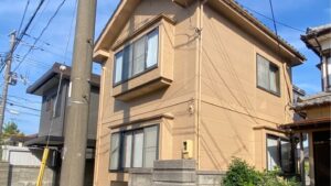 新潟市西区松海が丘F様邸|外壁のひび割れ補修・外壁塗装工事