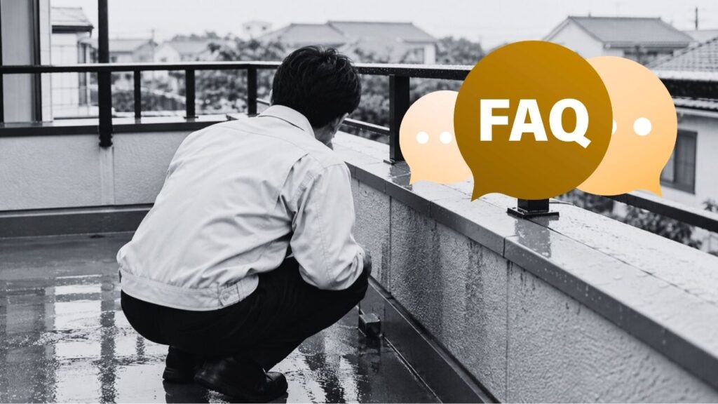 FAQ|ダイワハウスのベランダ雨漏りでよくある質問
