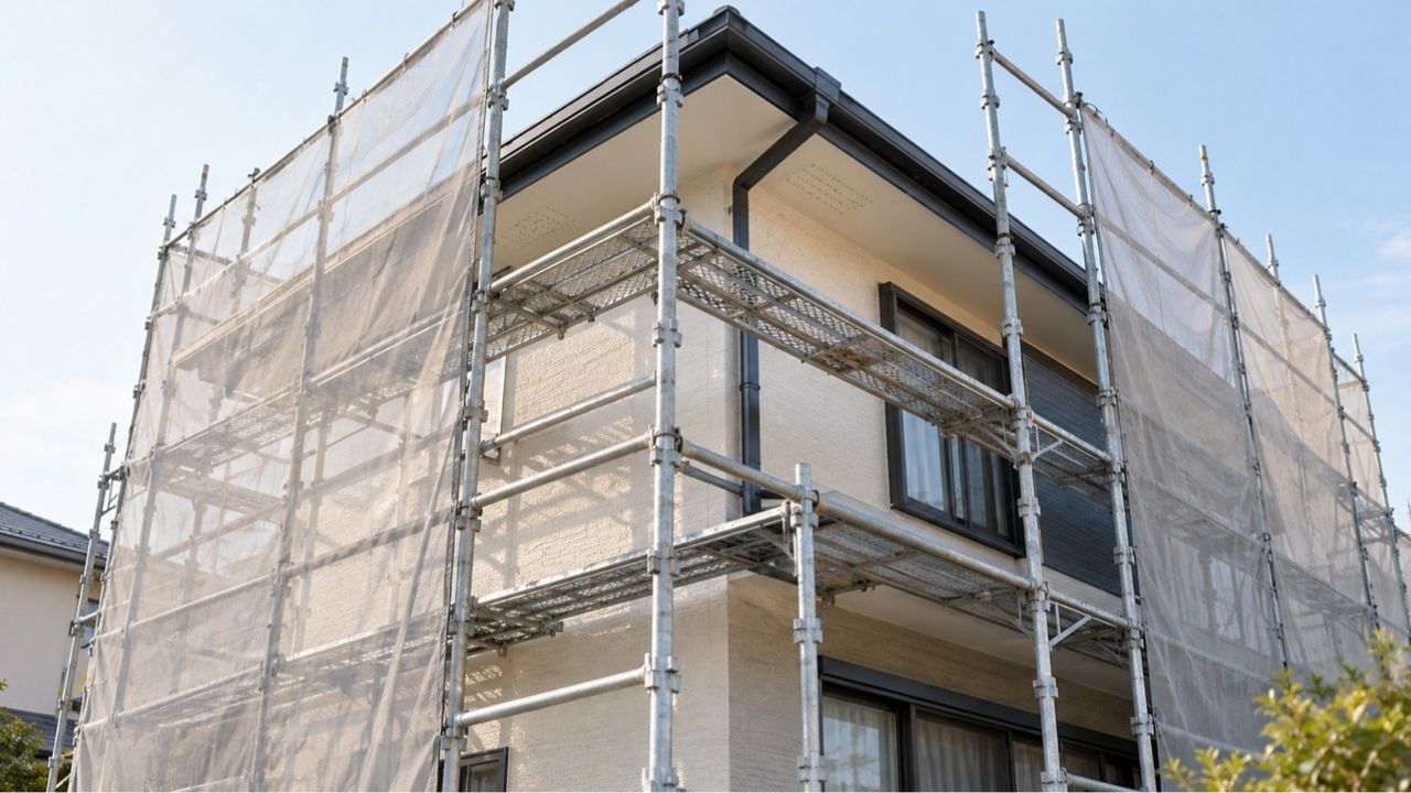 外壁と同時に工事するかは状態と足場の必要性で考える